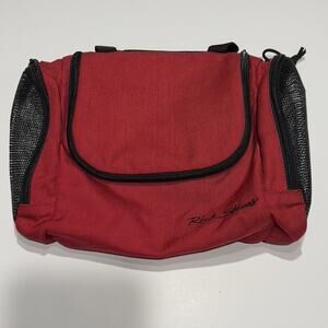 Rick Steves Classic Hanging Toiletry Bag Red "Europe through the Back Door"